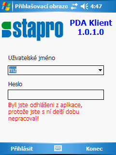 Přihlášení